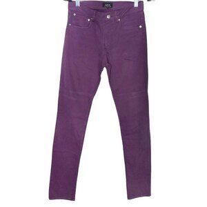 3/$30 A.P.C. Skinny Fit Purple Midrise Pants Women’s Size 27